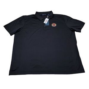 Harvard University Cutter And Buck Black Short Sleeve Polo Shirt Men’s Size XXL